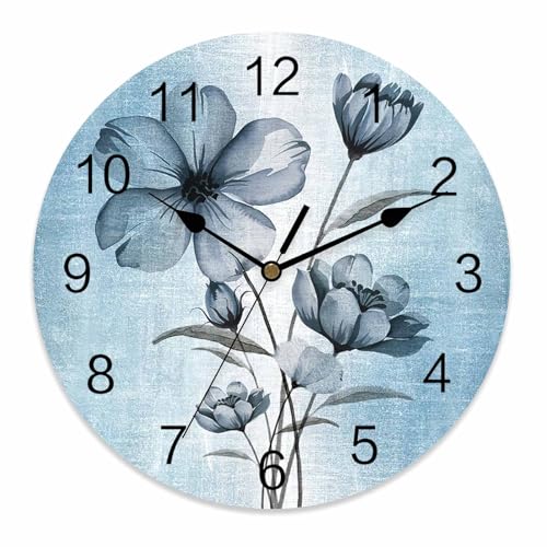 Horloge murale à piles sans tic-tac résolvant les bruits de bureau et d'école - 2