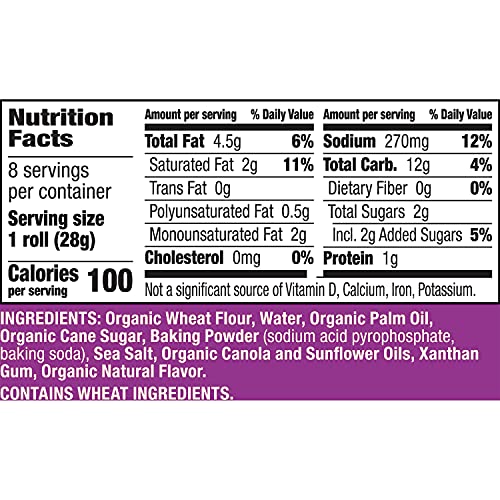 Annie's Ready To Bake Crescent Rolls, Certified Organic, 8 Oz, 8 Ct #TOP7