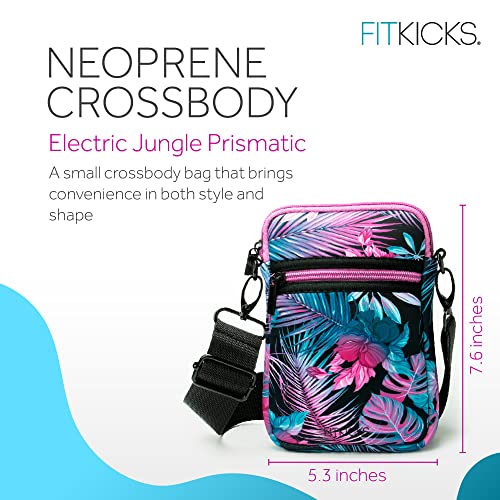 Image of FITKICKS Crossovers Active Sport Lifestyle Crossbody Sport Water-Resistant Casual Bag Sling Purse - Prismatic