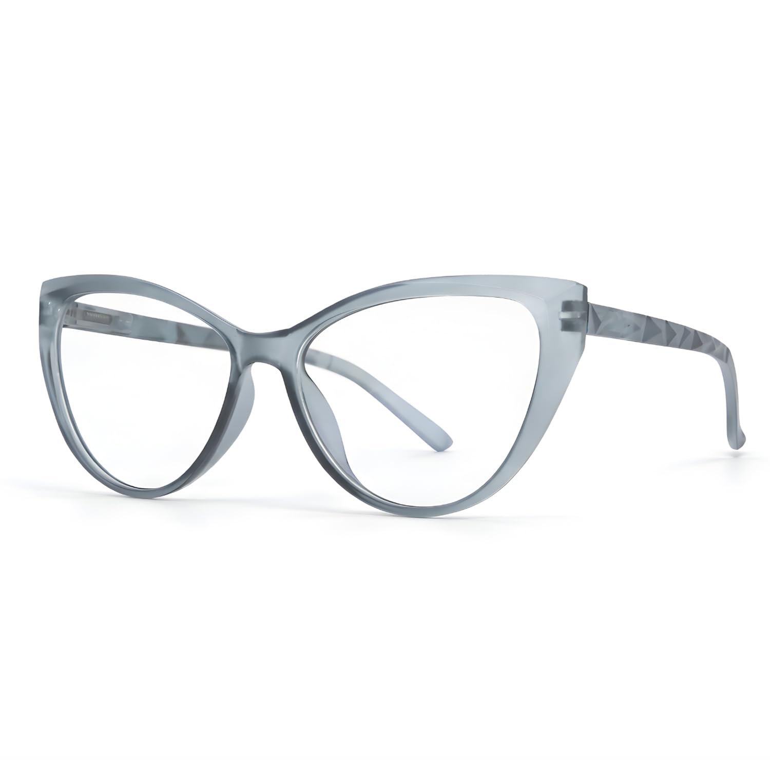 Blue Light Blocking Cat Eye Glasses for Women Transparent Frame Anti UV Protection Zero Power Computer Glasses Lightweight Optical Frame — Amazon image 14