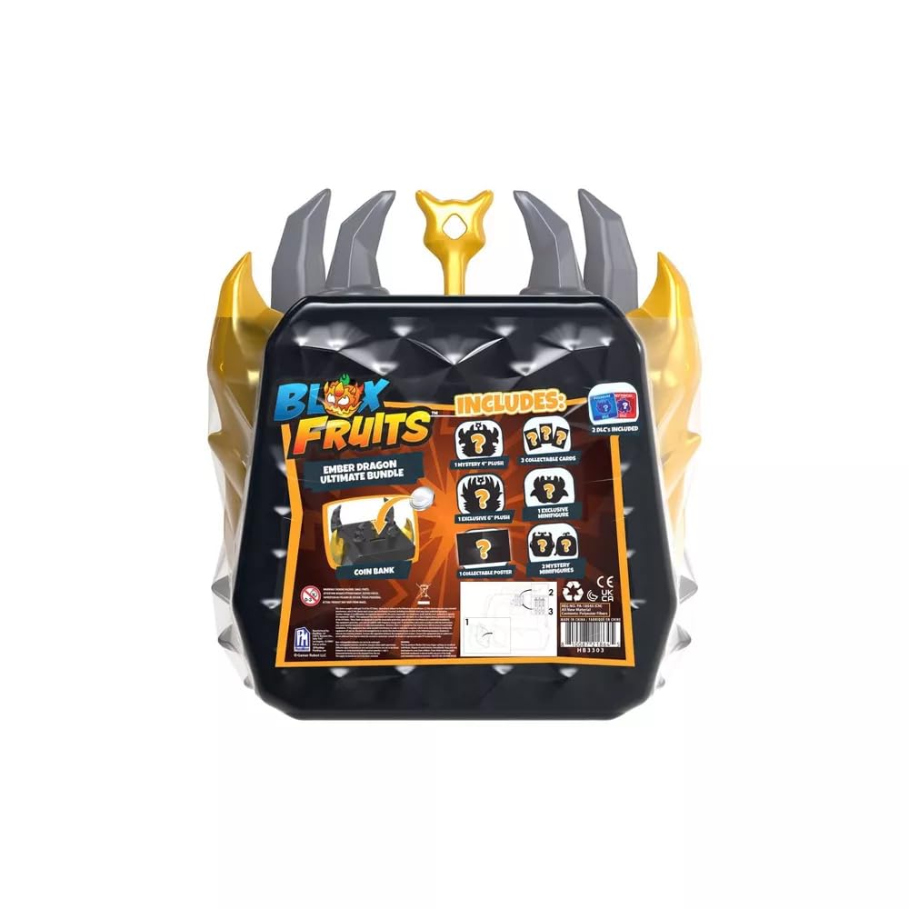 Amazon.com: Blox Fruits Ember Dragon Storage Case Bundle Series 3