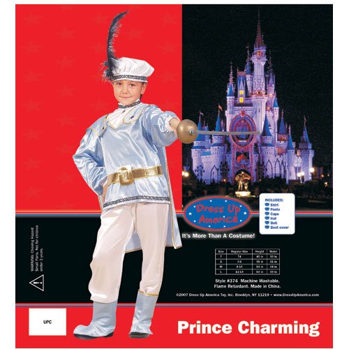 Dress Up America Costume per bambini Principe