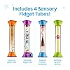 hand2mind Sensory Fidget Tubes, Calming Toys for Kids, Occupational Therapy Toys, Play Therapy, Stress Relief Toy, Comfort Items for Anxiety, Calm Down Corner Supplies (Set of 4) #1
