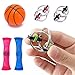 Sensory Fidget Toys Set, 25 Pcs., Stress Relief and Anti-Anxiety Tools Bundle for Kids and Adults, Marble and Mesh, Pack of Squeeze Balls, Soybean Squeeze, Flippy Chain, Liquid Motion Timer & More