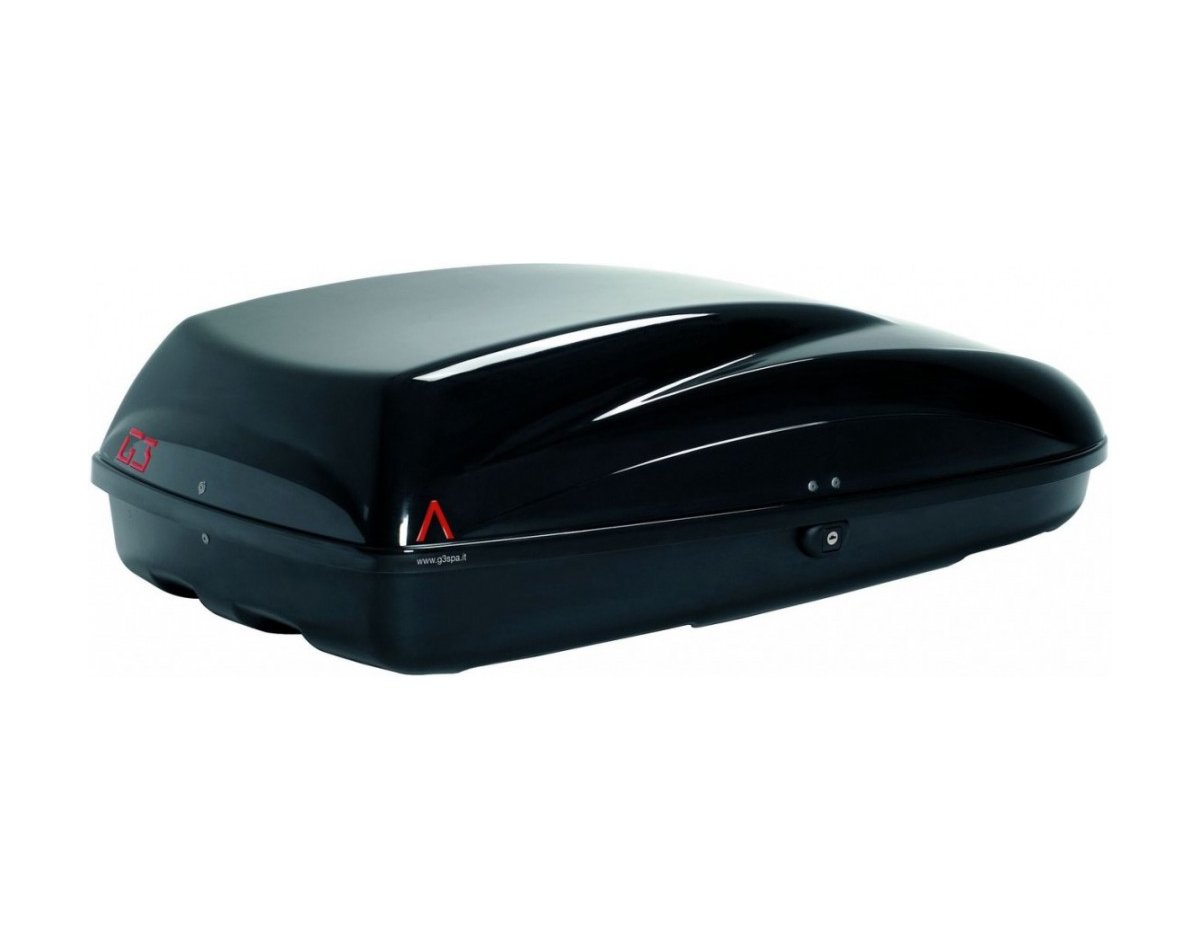 Box Auto PORTATUTTO da Tetto G3 Helios 320 Nero Lucido - Baule Portapacchi