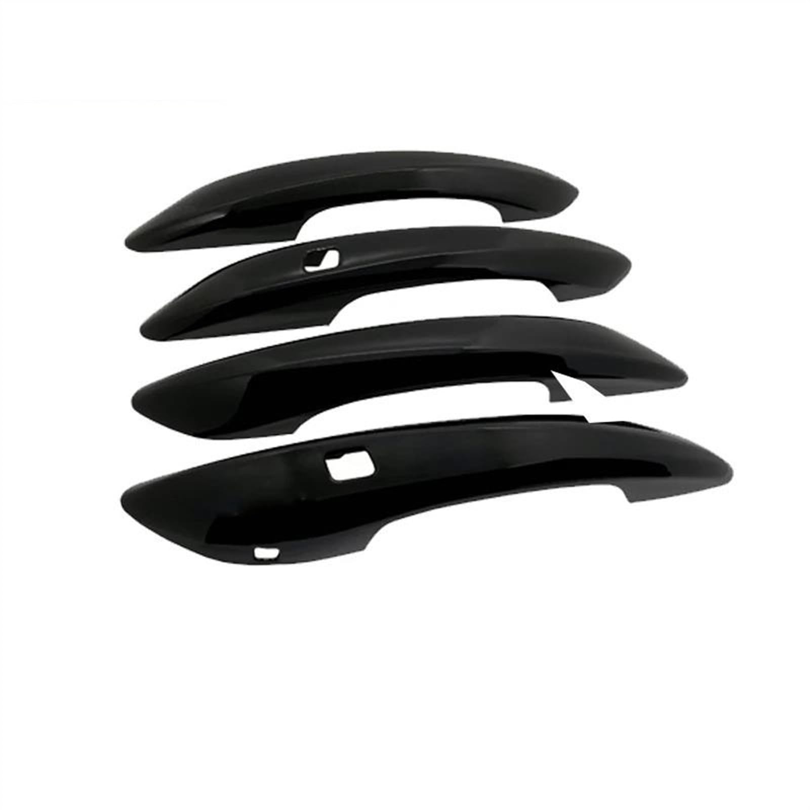 Kjhopy Black Car Door Handle Cover Trim For Hyundai For Elantra For Avante Cn7 2021-2023 Decoration Exterior Parts Accessories Exterior Door Handle(Black)