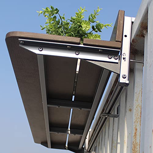 Table suspendue balcon extérieur pliante pour un café au soleil - 8