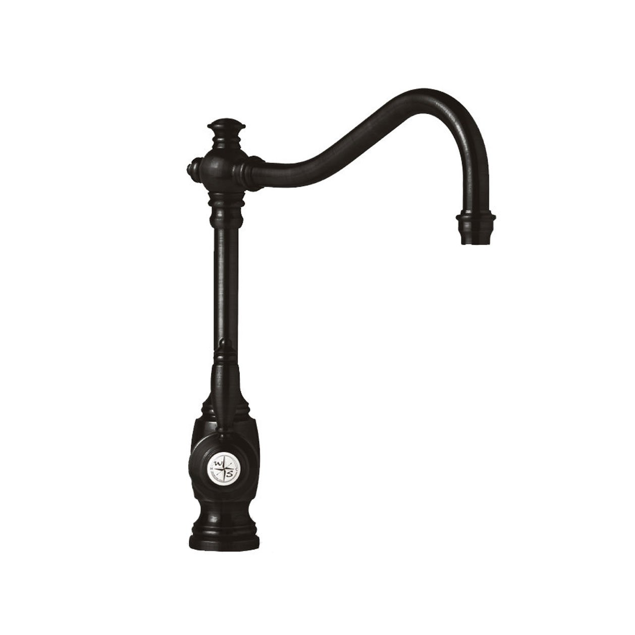 Waterstone 4800-ORB Annapolis Single Handle Prep Faucet Black Oil Rubbed Bronze