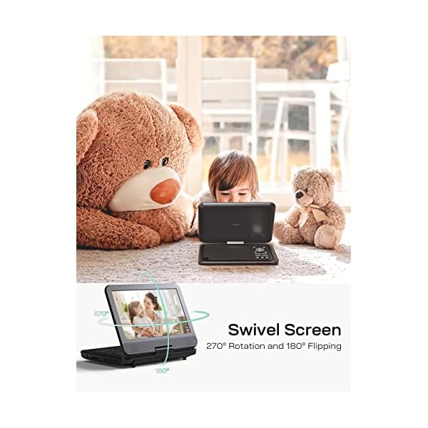 YOTON-125-Portable-DVD-Player-Car-Headrest-Video-105-HD-Swivel-Screen-4-6-Hours-Built-in-Battery-Support-USBSD-CardTV-Car-Charger-AC-Adapter-Not-Support-Blu-Ray YOTON-125-Portable-DVD-Player-Car-Headrest-Video-105-HD-Swivel-Screen-4-6-Hours-Built-in-Battery-Support-USBSD-CardTV-Car-Charger-AC-Adapter-Not-Support-Blu-Ray