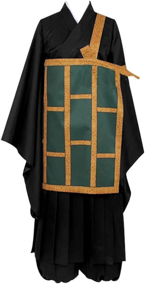 Geto Suguru Cosplay Costume Kimono Outfit Black Robe Jacket Halloween Suit For Men's and Women's