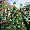 Tlswshsy 24 Pack St. Patrick's Day Rhinestone Foam Craft Kit, Shamrock Gold Coin Pot Hat DIY Ornament, Irish Foam Craft Decoration for Irish Home Party Decoration Supplies Classroom Crafts Project #4