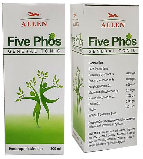 Allen Five Phos General Tonic - 200 ml |Pack Of 1|