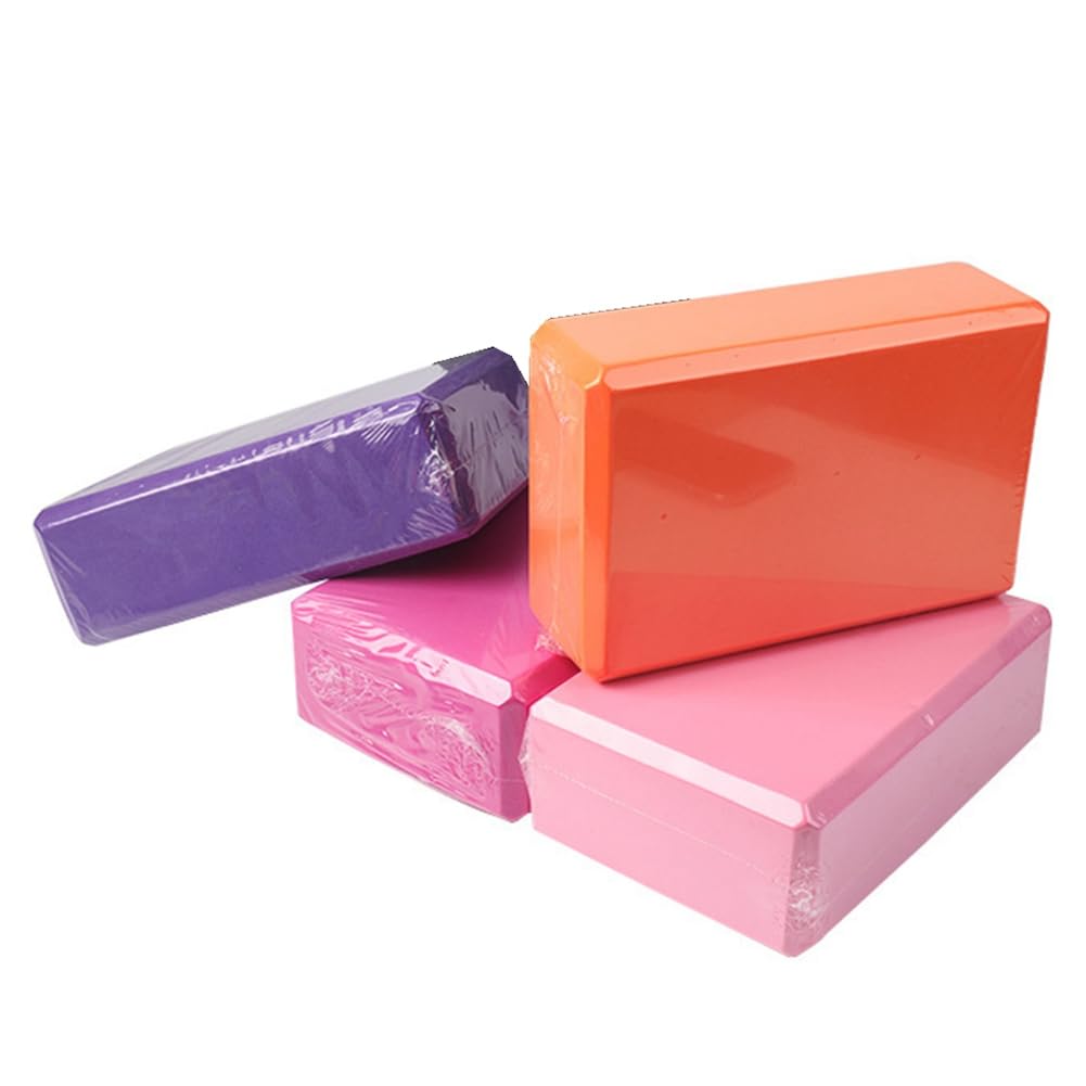 Bloepum Yoga Blocks Cube Bricks Reinforcement Mat Sports Yoga Supplies Home Gym Equipment Fitness Grey