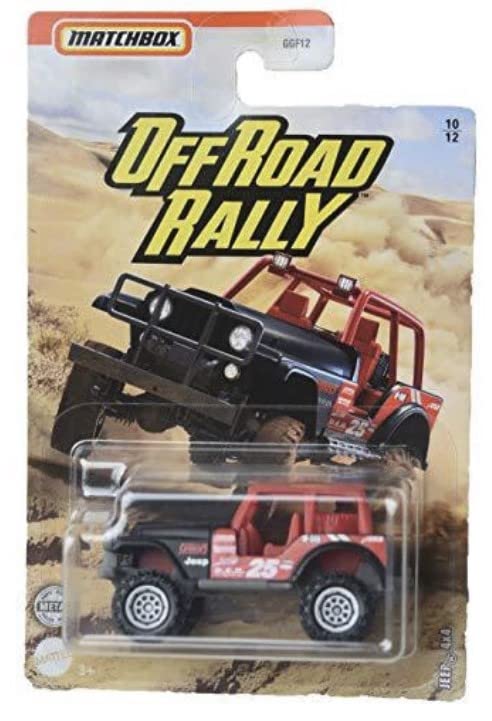 Matchbox Jeeps 4x4, Off Road Rally 10/12 (Red)