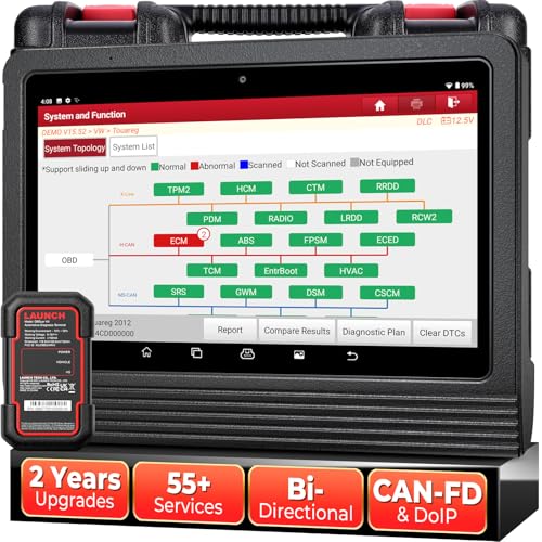 【Miglioramento del connettore DBSCar VII】 La nuova versione 5.0 di LAUNCH X431 PRO3 (V+ 5.0) include un nuovo aggiornamento hardware, specifico per il connettore. Il nuovo connettore DBSCar VII supporta il protocollo CAN-FD, che copre più modelli di veicoli. Questo dispositivo diagnostico da 10,1 pollici è basato su sistema Android 10.0, dotato di un processore a 4 core ad alta efficienza da 2,0 GHz, 4 GB di RAM + 64 GB di memoria ROM, ed è dotato di una batteria ad alte prestazioni. Funziona più veloce, più stabile e dura più a lungo.