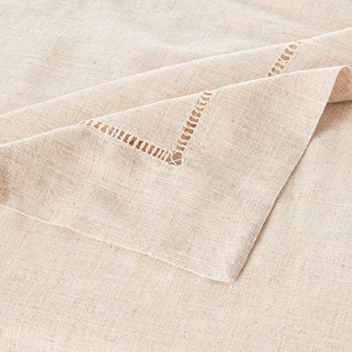 SARO LIFESTYLE Toscana Tischdecke, Poly- und Leinen-Mischgewebe, mit Hohlsaum, 165 x 406 cm – Ansicht 3