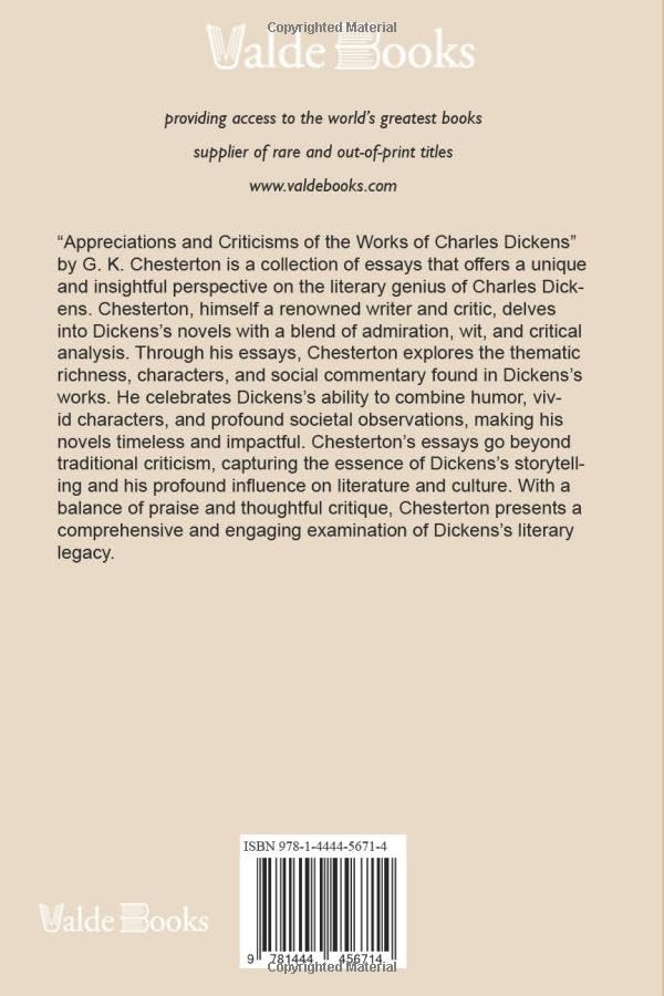 Appreciations and Criticisms of the Works of Charles Dickens - Image 2