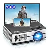 Mini Movie Projector with Bluetooth WiFi Smart Android OS Screen Mirroring HDMI USB VGA AV,Portable HD Indoor Outdoor Video Gaming Projector Home Theater Cinema for Phone DVD Laptop TV Stick X-Box PS4