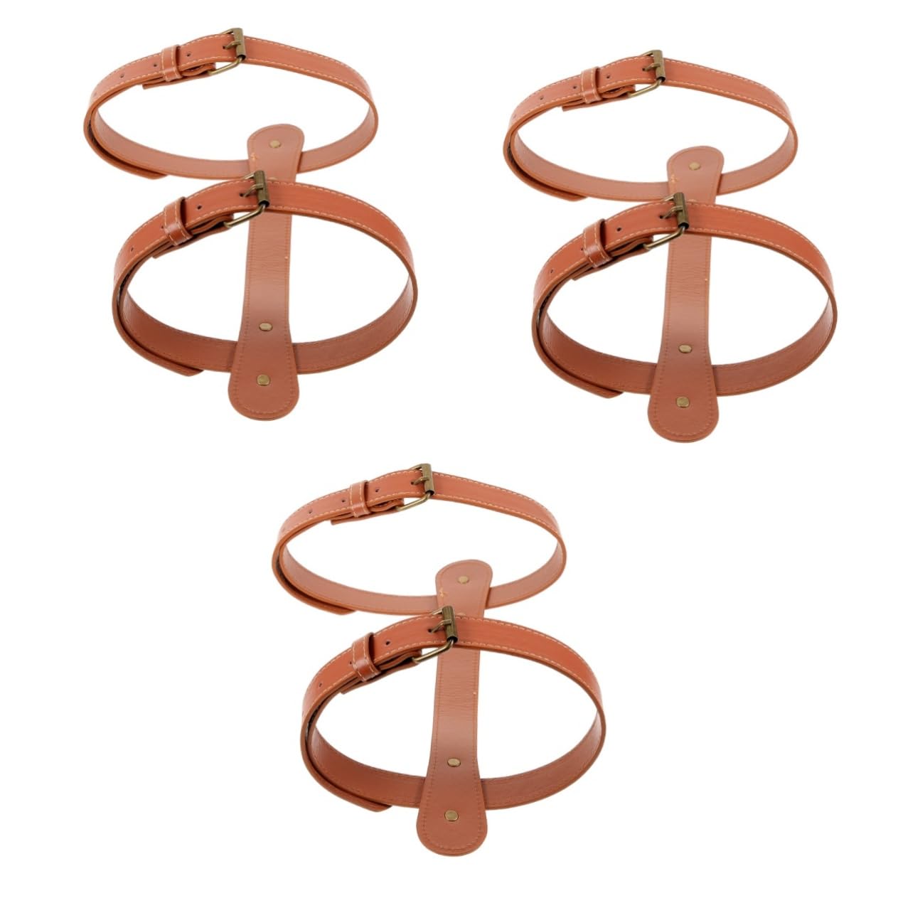 Happyyami 3pcs Travel Rug Carrier Easy Tie Down Bedroll Strap for Camping Picnics