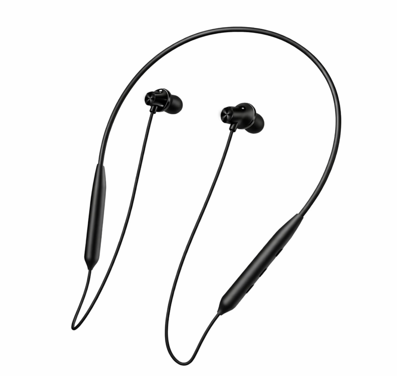 Original Neckband for OnePlus Bullets Wireless Z3 Bluetooth Headphones with Noise Reduction Mic and Premium Sound Performance for Calling (Black)-image-11