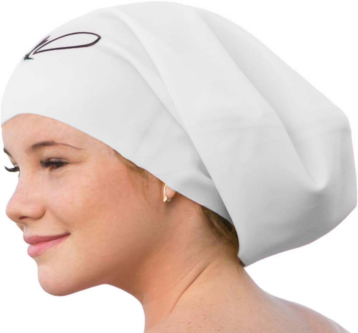 Long Hair Swim Cap - Swimming Caps for Women Men - Extra Large Swim Caps - Waterproof Silicone Swim Cap - Dreadlocks Braids Afro Hair Extensions Weaves
