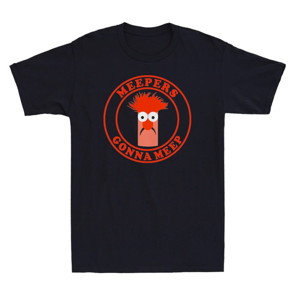 HAMERCOP Beaker Meepers Gonna Meep Cartoon Graphic Humor Men's T-Shirt Black663