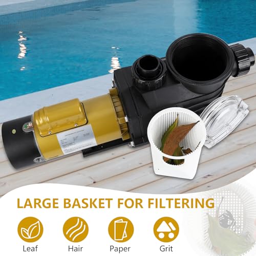 Tropow 02 3Hp Swimming Pool Pump Dual Speed In/Above Ground Water Pump thumb #5