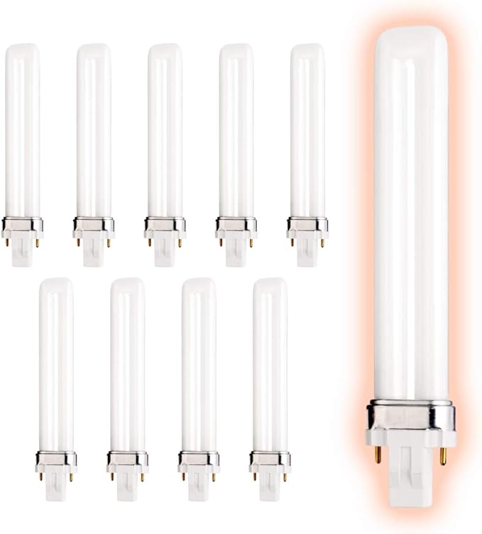 GoodBulb 13 Watt CFL Light Bulbs 2 Pin GX23 Base 3500K