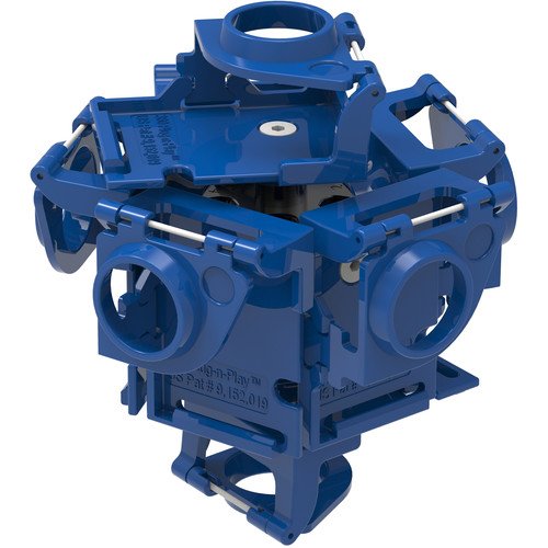 Image of 3 360 video rig for GO-PRO action cameras