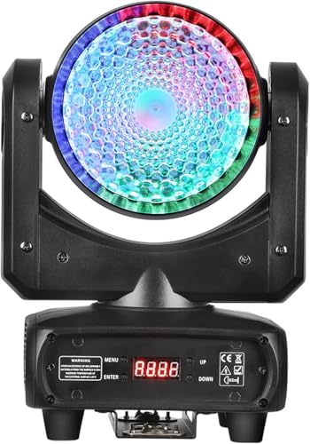 Luminosità da record--Con un potente LED COB da 120W e una lente appositamente progettata, questa luce mobile raggiunge un'impressionante luminosità di 3500 lumen, offrendo l'effetto wall wash più brillante della sua categoria.