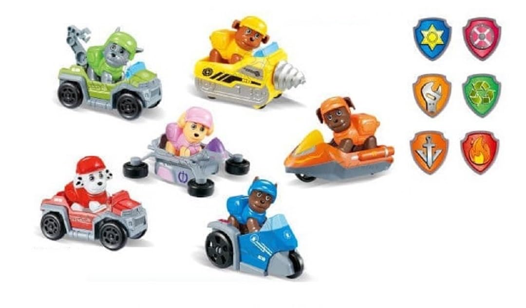 Globular Ready to Attack at Enemy Dogs with Vehicles Superpowers Racer Pups Rescue Team Mission Figure Toy for Kids 6 Piece Set (B0CZS3WJ56) Amazon Price History, Amazon Price Tracker