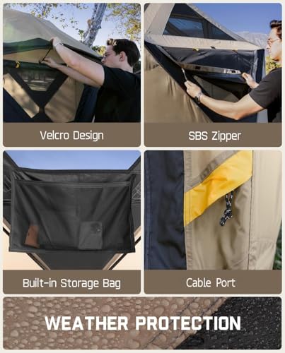 Best 6 Person Pop Up Windproof Instant Cabin Tent Review