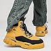 MODME Men's Ankle Hiking Boots - Waterproof Casual Walking Boots - Lightweight outdoor Boots for Men Yellow-39