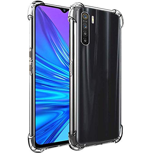 Image of TheGiftKart Crystal Clear Back Cover Case for Oppo F15 | Shockproof Soft TPU Case | Cushioned Edges for Ultimate Protection Back Cover Case for Oppo F15 (TPU, Transparent)