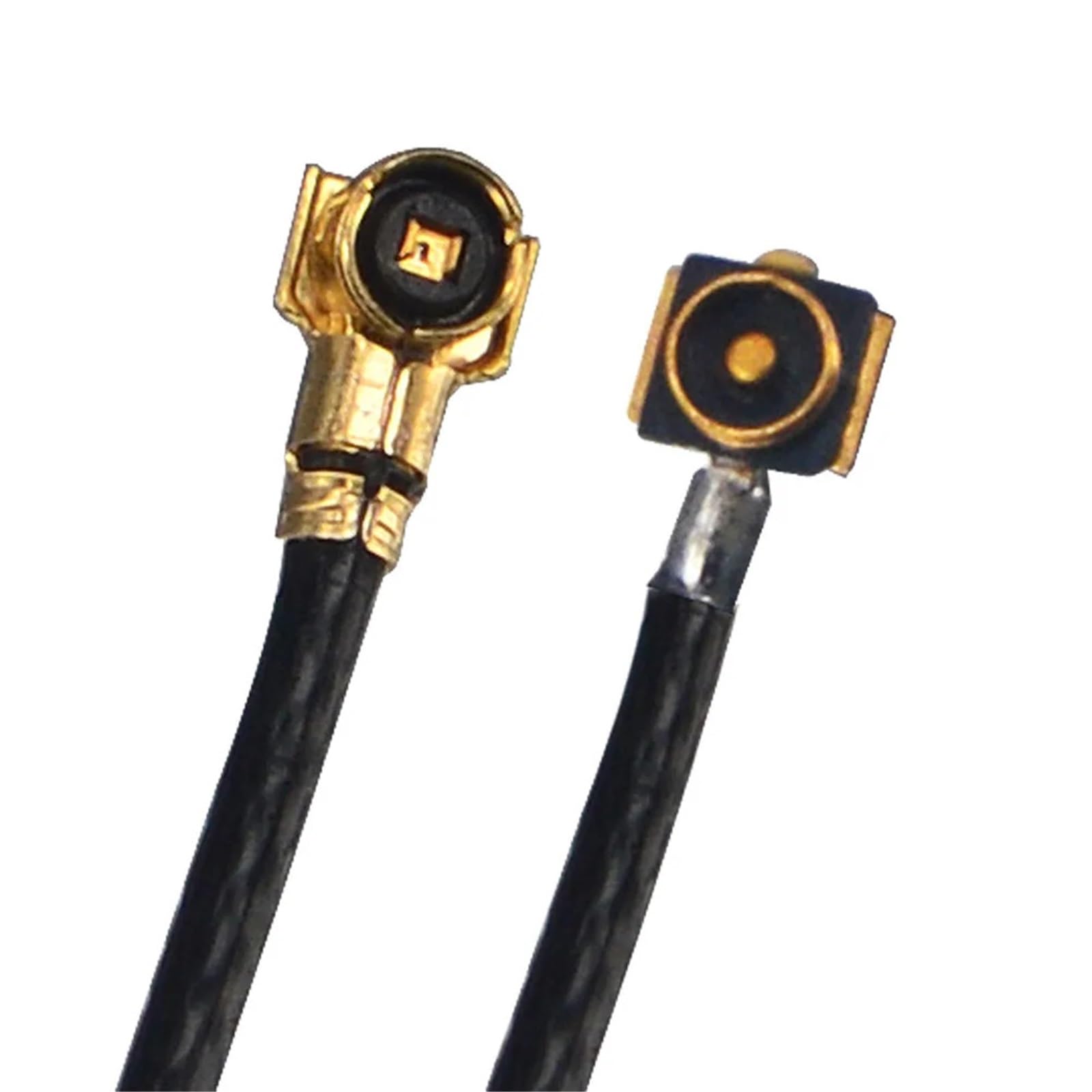Lot de 2 câbles coaxiaux RF MHF4 mâle vers MHF 4 femelle 0,81 mm Câble d'antenne 10 cm 50 cm pour routeur WiFi Carte M.2 (50 cm)
