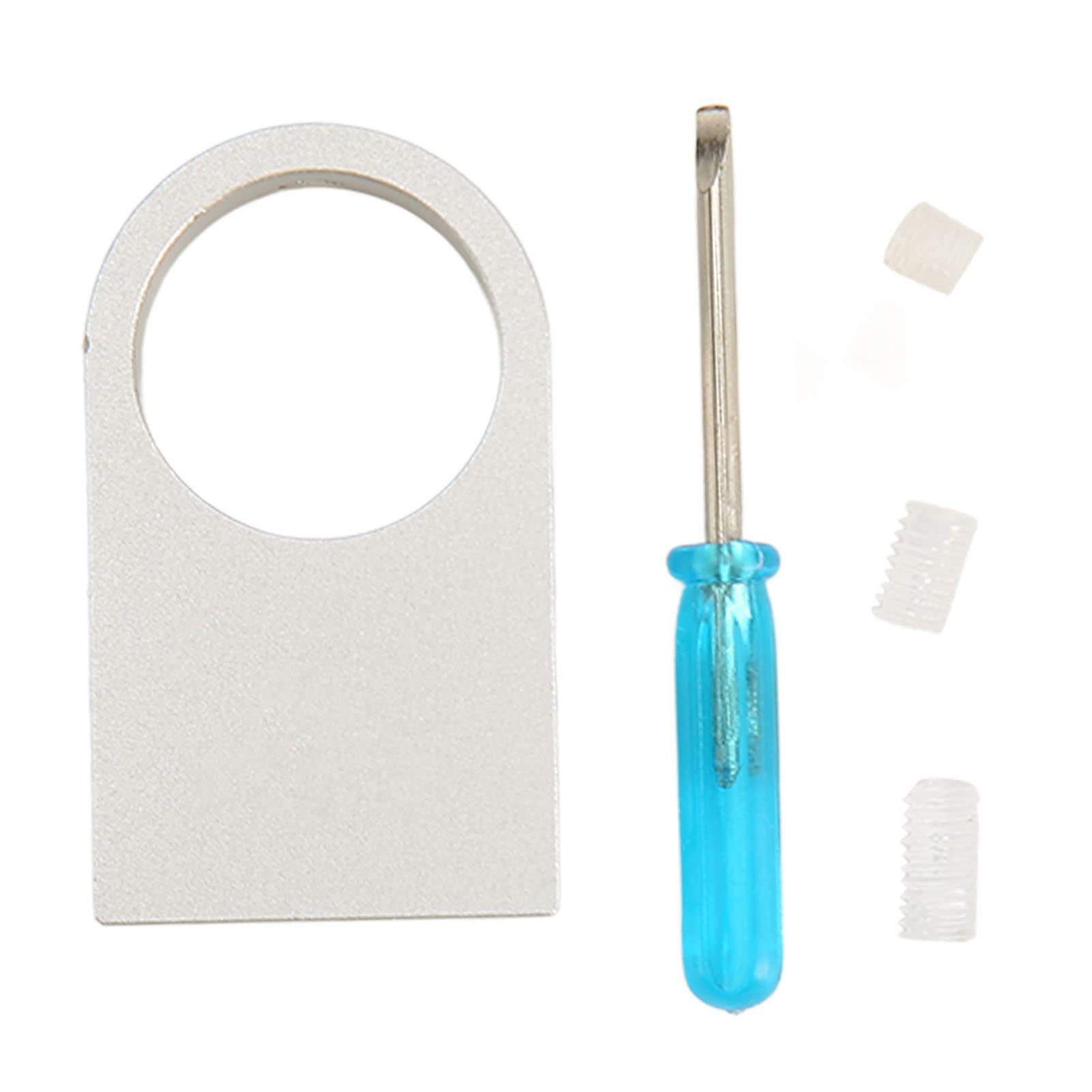 Kufoo Fish Filter Tube Holder, Aquarium Water Pipe Clamp Rustproof High Strength Accurate Processing Aluminum Alloy Prevent Overflow for Changing The Water (L)