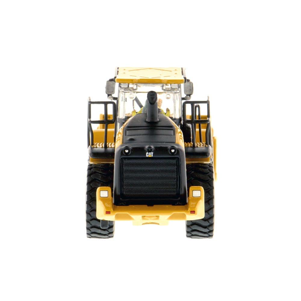 Diecast Masters 85949 - Caterpillar ładowarka rowerowa 972M, wierny w szczegółach pojazd budowlany H0 CAT w metalowym pudełku, skala 1:87, ok. 10,3 x 3,7 x 4,2 cm