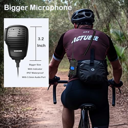 Image of SAMCOM FPCN30A Radios 6 Packs with Waterproof Speaker Mic