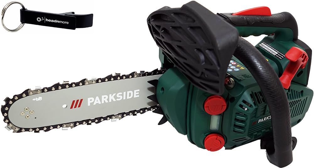 HEADNMORE Bundle – PARKSIDE® spalinowa piła do pielęgnacji drzew PBBPS 700 + breloczek do kluczy HEADNMORE®