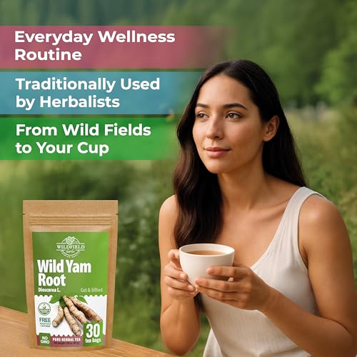 Image of 30 Bags Wild Yam Root Herbal Tea (Dioscorea) - 30 Tea Bags 1.5g Dioscorea Root Raiz de Name Silvestre