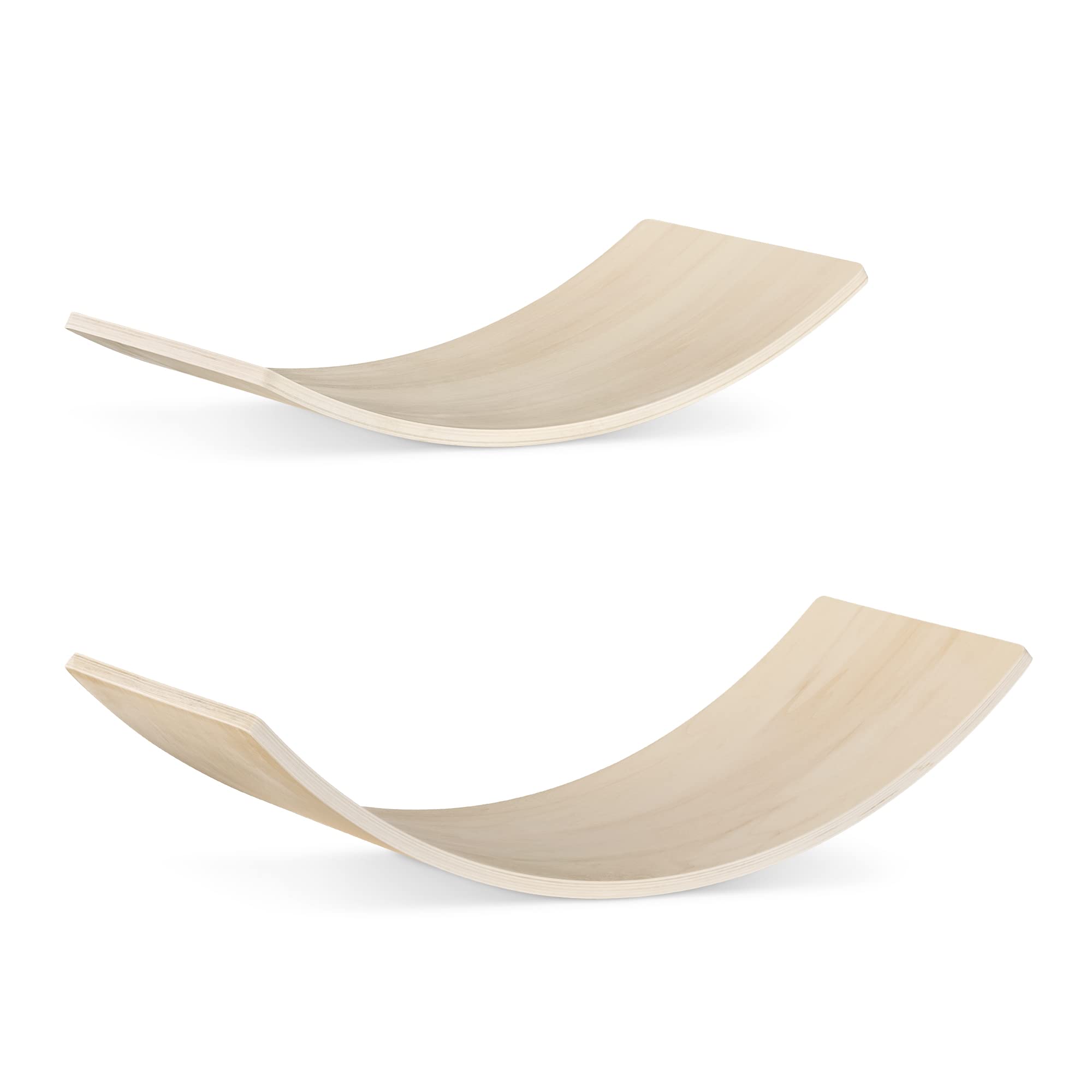 Navaris Tabla de equilibrio para niños - Balance board curva de madera para niño +3 años - Balancín para psicomotricidad infantil - Max. 70 kg