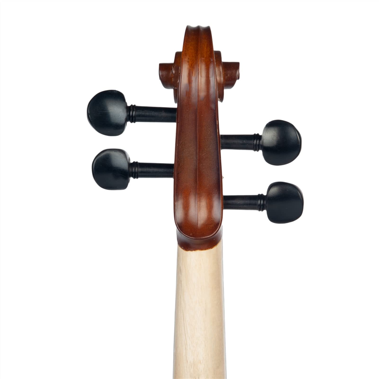 Violino Strumento Musicale Violino Elettrico 4/4 Full Size - Legno Massello Ebano - Set Con Custodia, Archetto E Cuffie - Nero Violino 4/4 - Foto 2