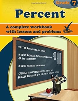 Paperback Percent: Grade 7 Workbook Book