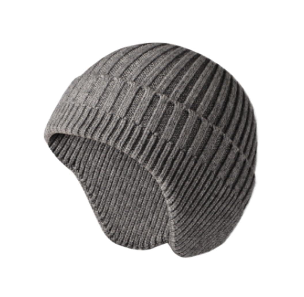 Wintermütze Für Kälte Männer Gestrickte Hut Frauen Earflap Winter Hüte Herren Wolle Kappe Warme Schädel Radfahren Mütze Warme