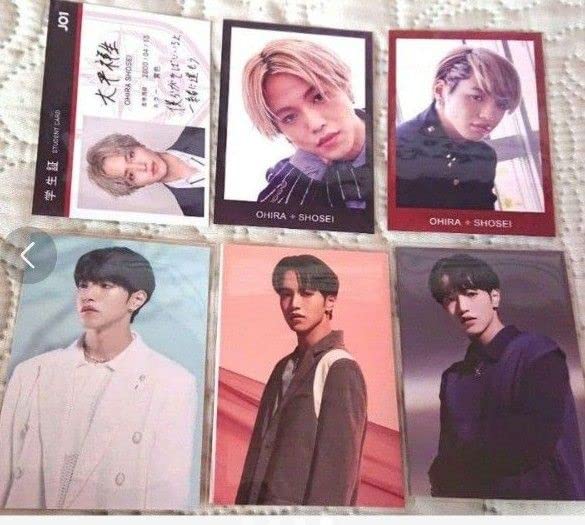 JO1 BTD RISE 大平祥生 トレカコンプセット JO1 BTD RISE 大平祥生 トレカコンプセット JO1 BTD RISE 大平祥生