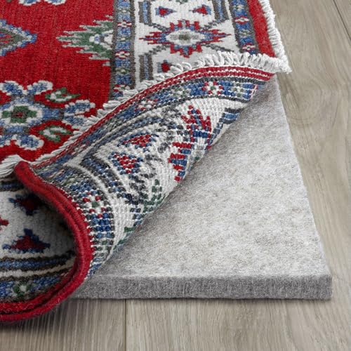 RUGPADUSA - Eco-Plush - 8'x10' - 1/2' Thick - 100% Felt - Luxurious Cushioned Rug Pad - Available in 3 Thicknesses, Many Custom Sizes