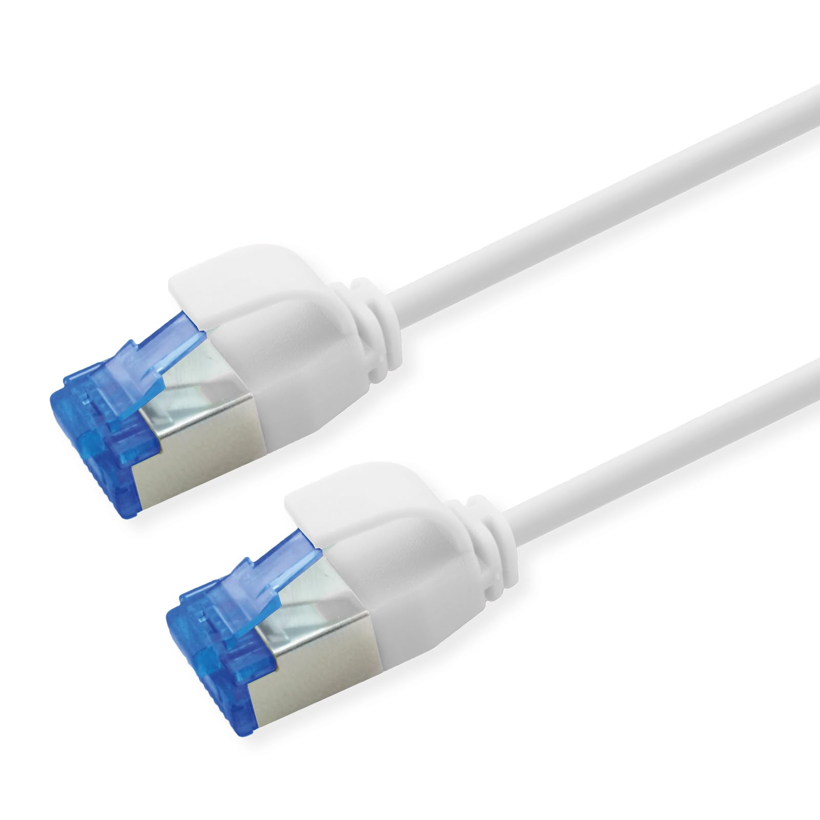 ROLINE Patch Cable Cat.6A (Class EA) S/FTP (PiMF), LSOH, PoE, White, 0.3 m
