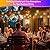 L LAMPOP Solar Christmas Lights Outdoor Waterproof C7 50 LED Ultra Bright Strawberry Fairy String Lights 8 Modes Solar Lights for Outside Garden Patio Wedding Party Christmas Decoration(Multicolor)