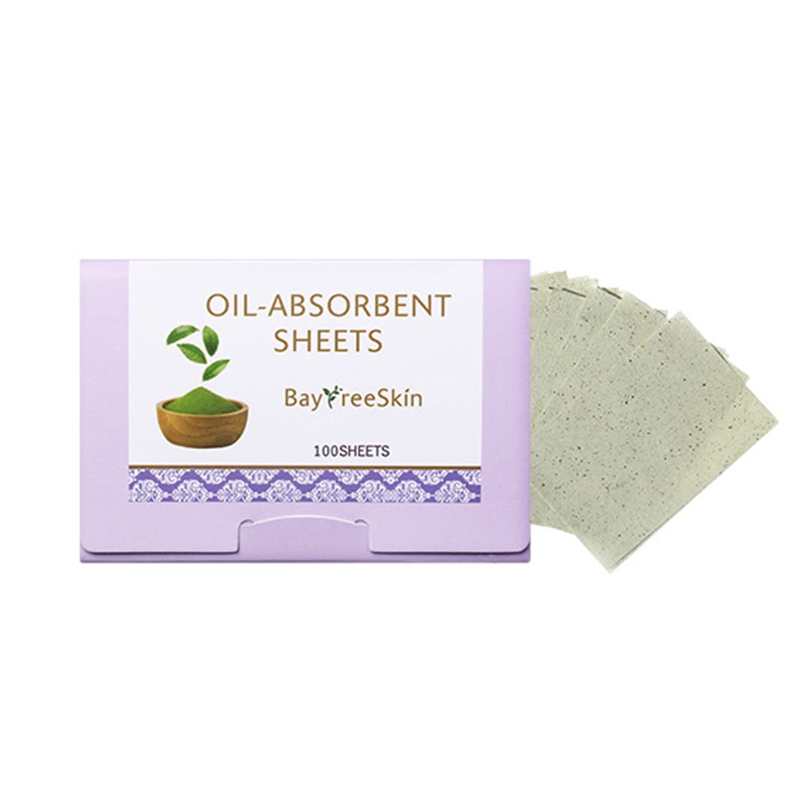 Oil for Face Skin Care Naturals Green Tea Oil Control Film Oil Absorbing Sheets For Oily Skin Care Blotting Paper To Remove Excess Shine Facial Hair Roller for Men