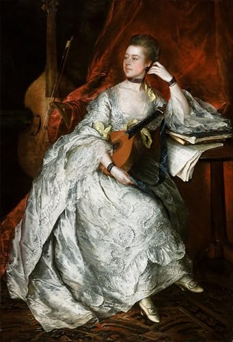 Affiches et gravures Gainsborough | Impression sur toile salon 60x90cm